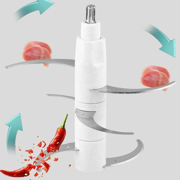 DR-802-2L Kitchen Expert 2Ltr Stainless Steel & Glass Meat Grinder Food Processor