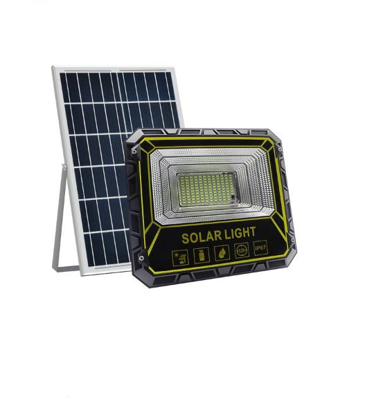 FA-GTX-60W Solar Powered Flood Light With Solar Panel & Remote Control