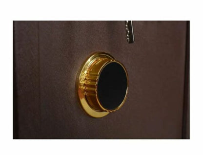 XF0740 AL-620 Safe On Wheels With 2 Keys + Combination Lock Safe Size: 41cmx 34cm x 62cm