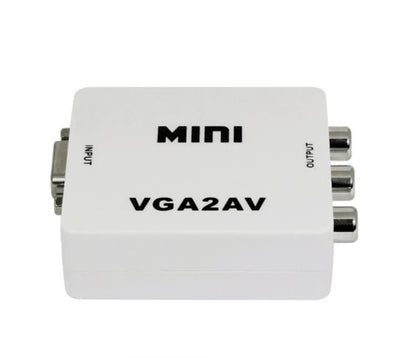 Treqa HDV-555 VGA To AV Converter Adapter