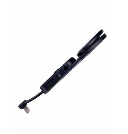 JH-L35 Lightning 3.5mm for Earphone + Lightning for Charging Phone Holder Ring Stent