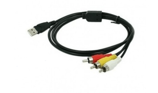 SE-C14 USB to 3RCA Male AV Cable