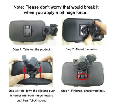 Weather Resistant Bicycle Smart Phone Stand