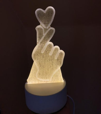 SE-131 3D Tri-colour 3D Luminous Acrylic Board Night Light