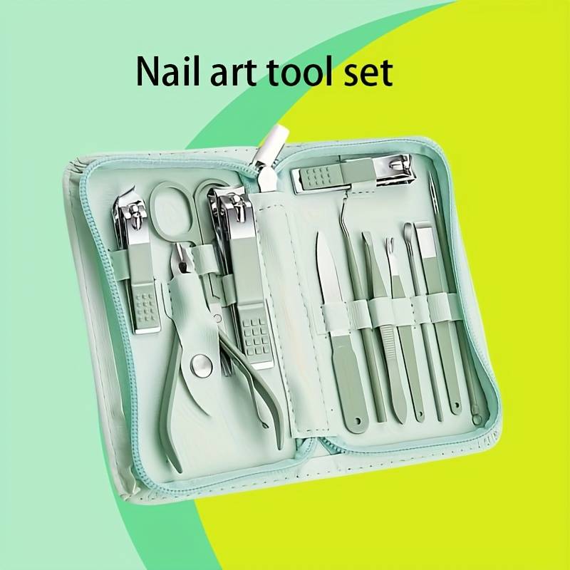 12-Piece Stainless Steel Nail Clippers