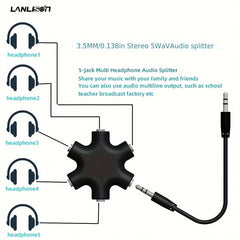 1 x 3.5mm Audio Splitter Cable