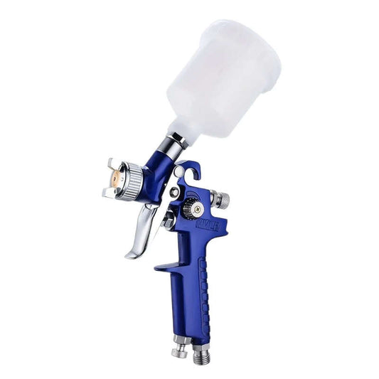 1pc H-2000 Professional Mini Spray Gun for Small Repairs 1.0 Nozzle 250ml Paint Pot Manual Operation Durable Material