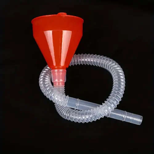 1pc With Hose Funnel Convenient Addition Of Liquid From Any Angle Suitable