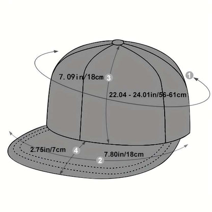 1pc Los Angeles Embroidery Baseball Cap Casual Hip Hop Snapback Hat