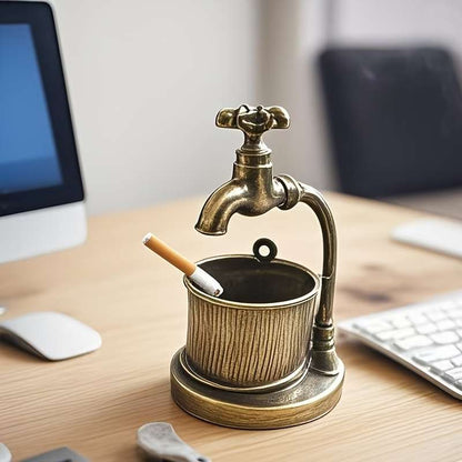 1pc Vintage Wrought Iron Ashtray