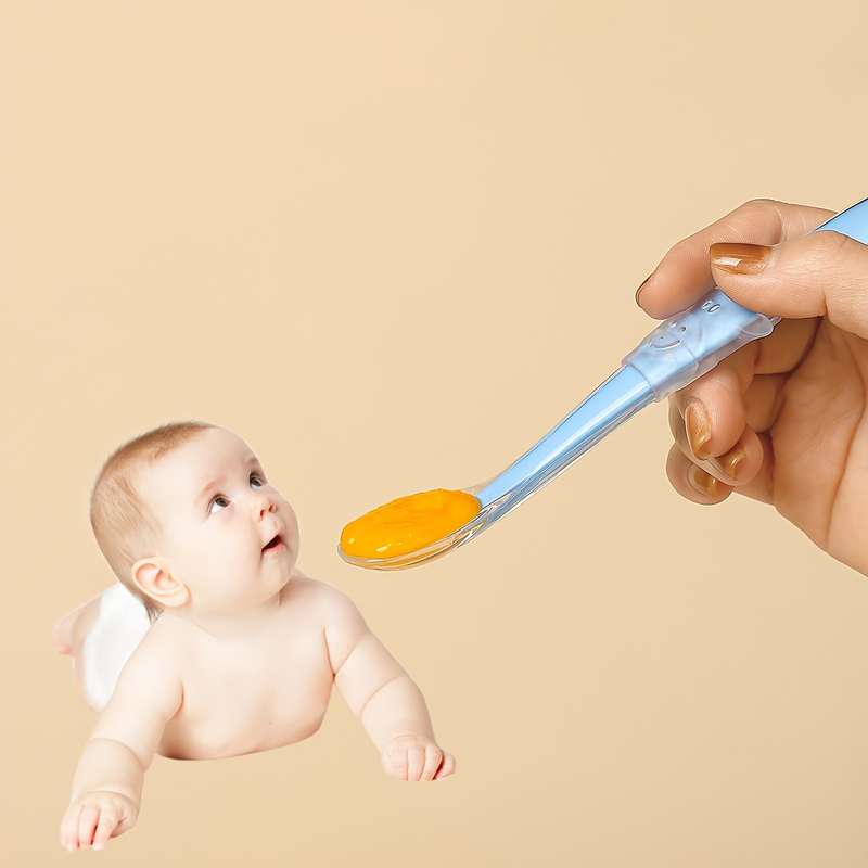 1pc Baby Silicone Spoon