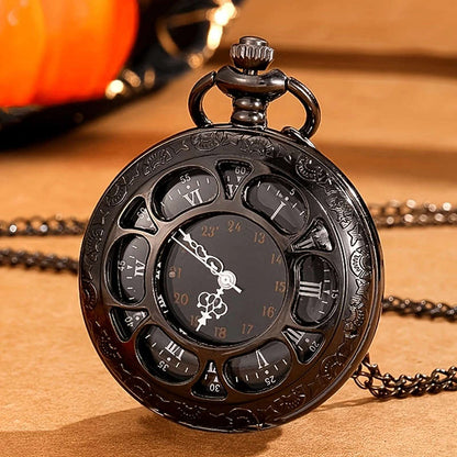 1pc Exquisite Hollow Pocket Watch