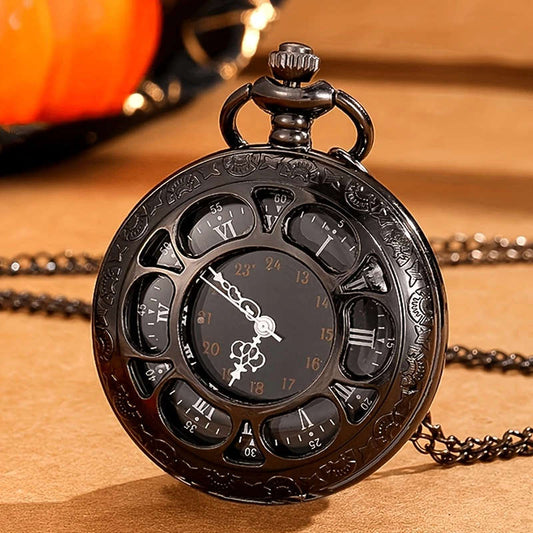 1pc Exquisite Hollow Pocket Watch