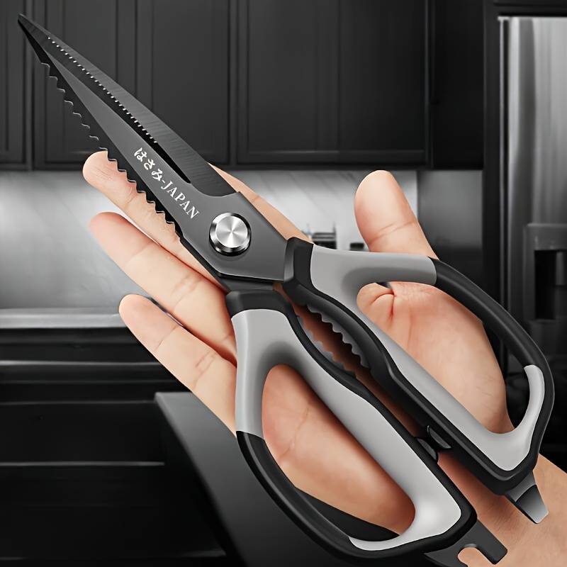 1 Pack Stainless Steel Kitchen Scissors Multi-purpose Food Shears