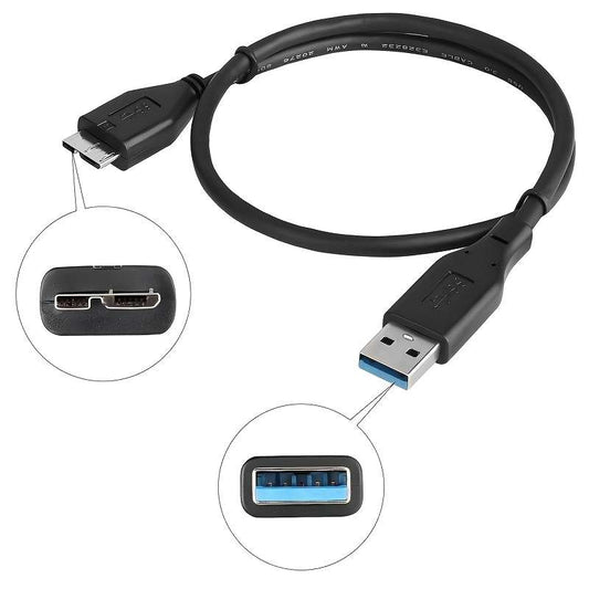 1pc High-Speed USB 3.0 Data Transfer Cable for Mobile Hard Drives