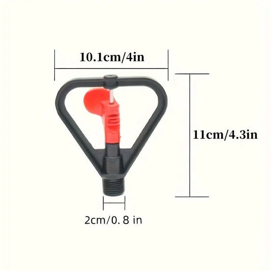 1pc Butterfly-Shaped Rotating Garden Nozzle Durable Plastic Heart Rain
