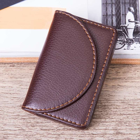 1pc Crocodile Pattern Faux Leather Business Card Holder