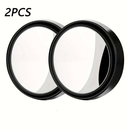 2pcs 360 Degree Adjustable Wide-Angle Round Rearview Mirror