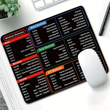 1pc Simple Windows Shortcuts Mouse Pad