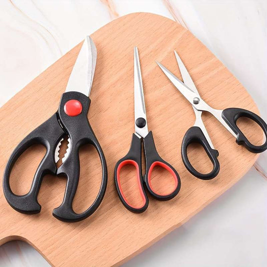 3pcs Kitchen Scissors Stainless Steel Kitchen Shears