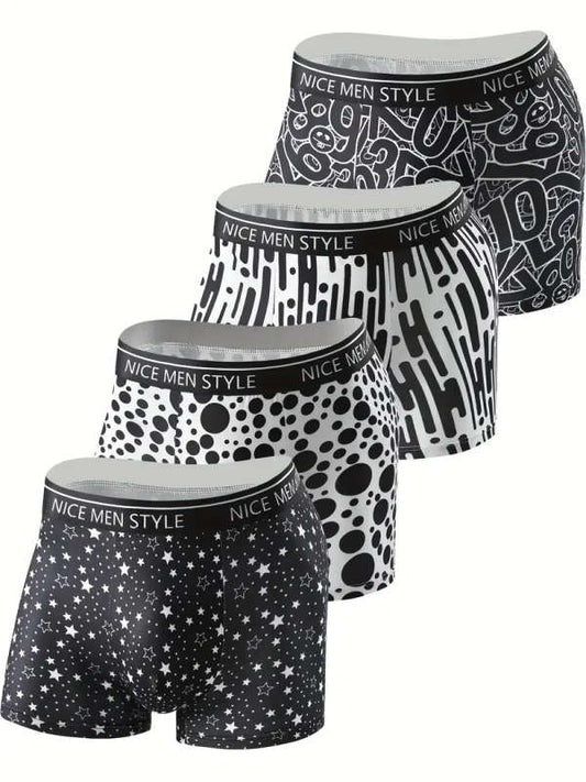 4pcs Men's Boxer Briefs Size XXL