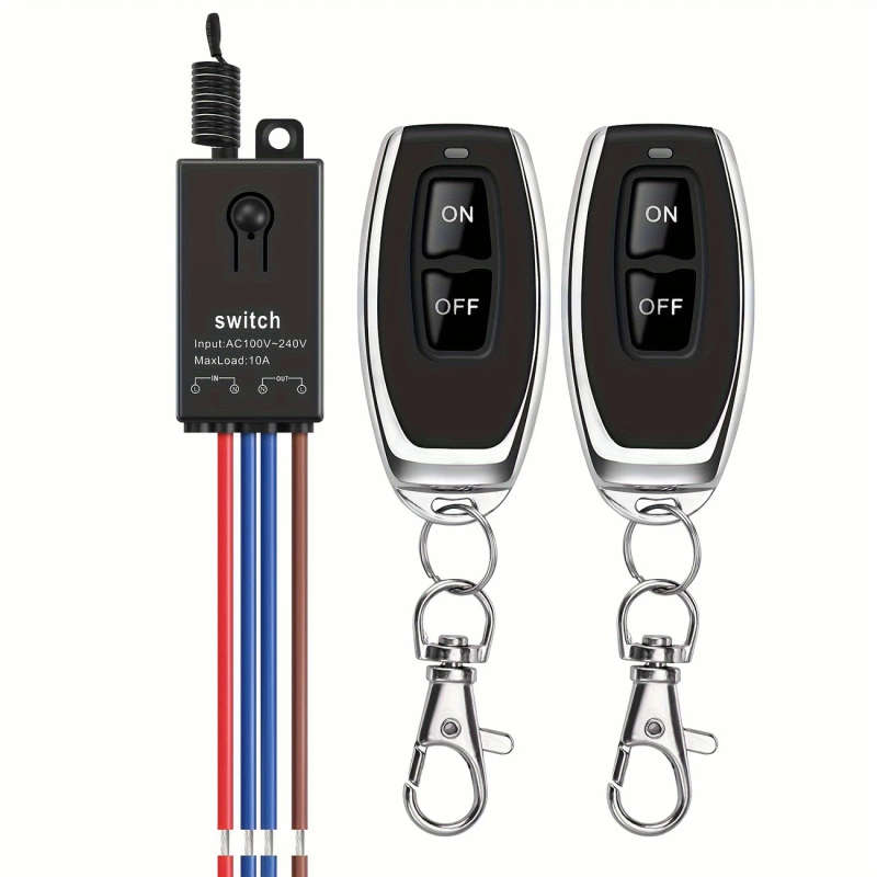 1pc Mini Size AC100V-240V Remote Wireless Remote Control Lighting Control Switch