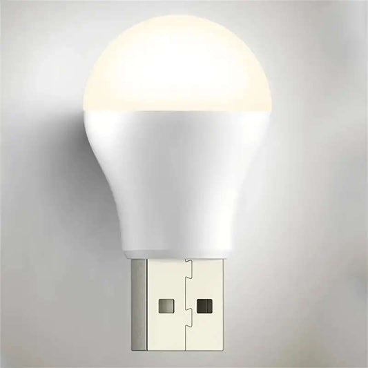 1pc Smart Mini USB Night Light Warm White Eye Light