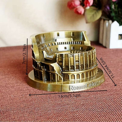 1pc Metal Roman Colosseum Model Ashtray