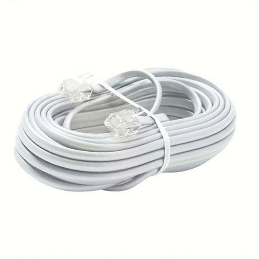 1pc 12m RJ11 Telephone Internet Cable