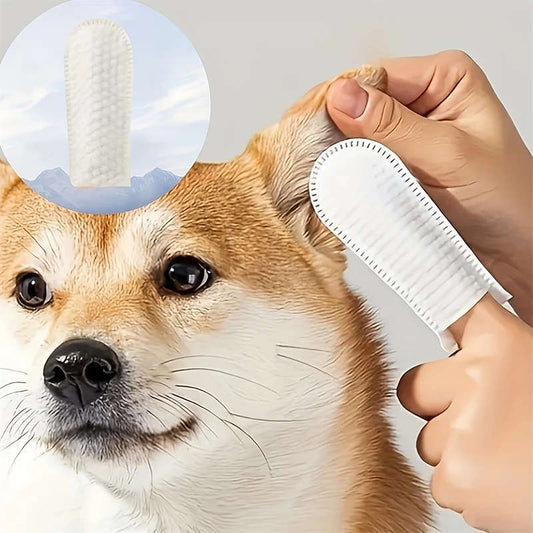 100pcs Pet Cleaning Finger Covers