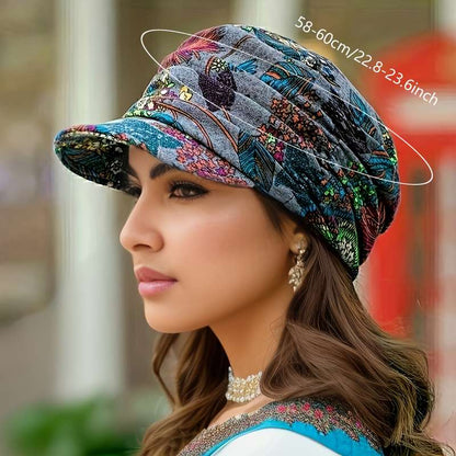 1pc Women's Lightweight Newsboy Cap