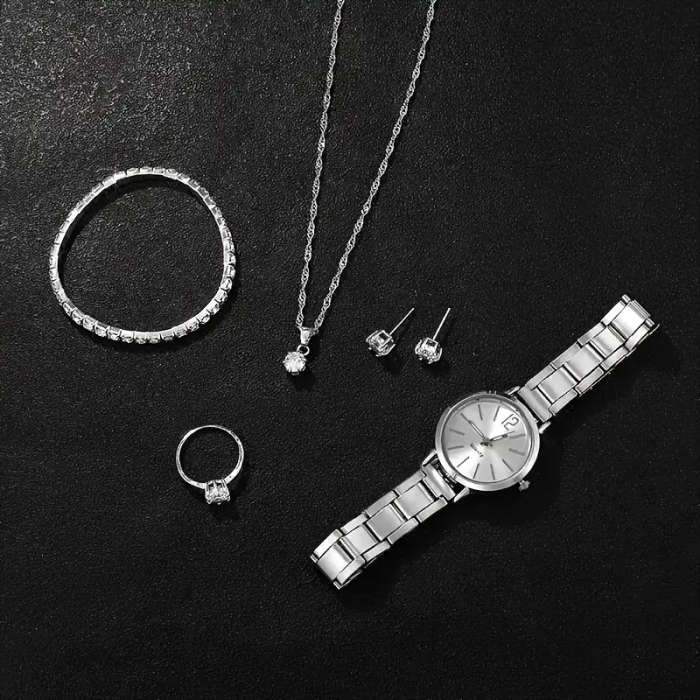 Quartz Watch Jewelry Set