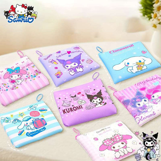 1pc Sanrio Hello Kitty Kuromi Melody Coin Purse Cute Coin Bag