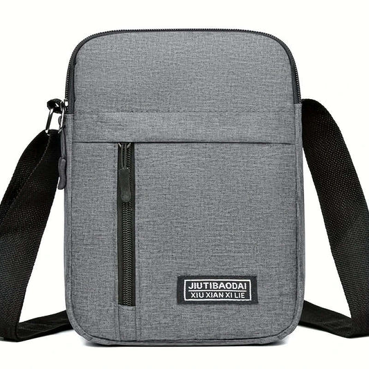 1pc Unisex Square Bag Men's And Women's Single Shoulder Crossbody Bag Backpack Korean Version Casual Oxford Cloth Bag Travel Business Shoulder Bag Small Bag Random Pull Direction Color sent randomly