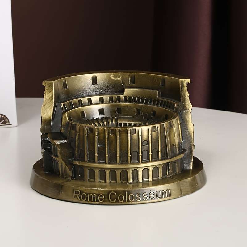 1pc Metal Roman Colosseum Model Ashtray