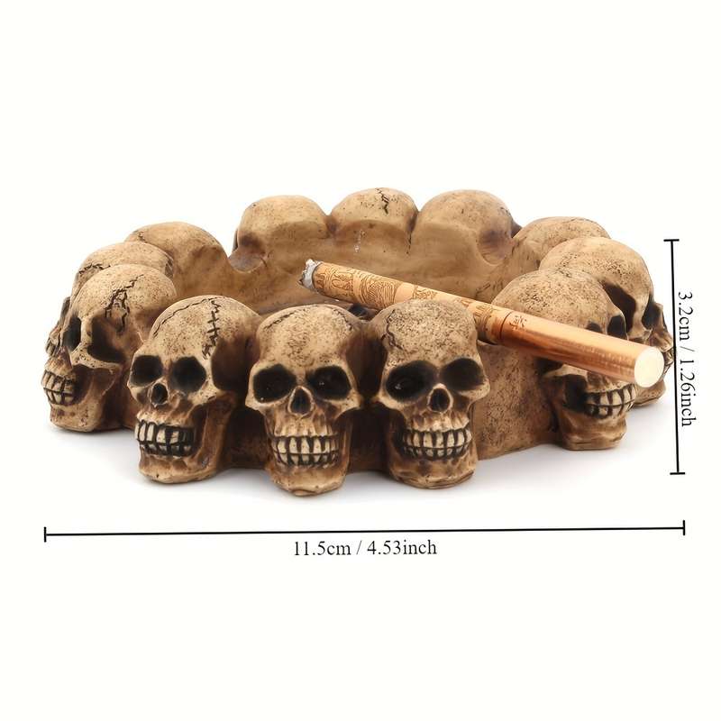 1pc Eclectic Skull Ashtray