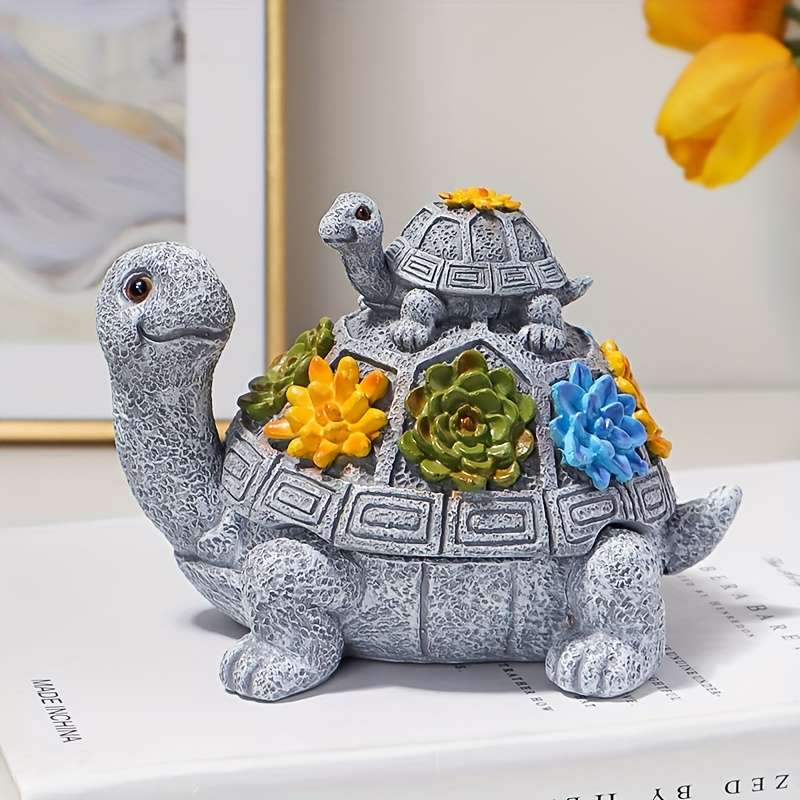 1pc Resin Mother and Youngsters Turtle Ashtray
