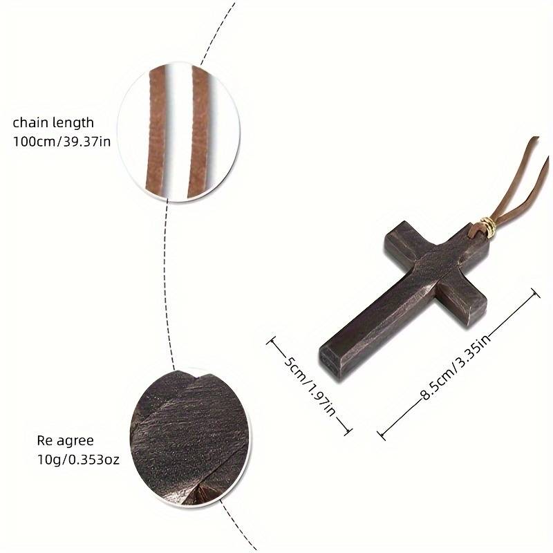 1 Piece A Brown Jesus Theme Pendant