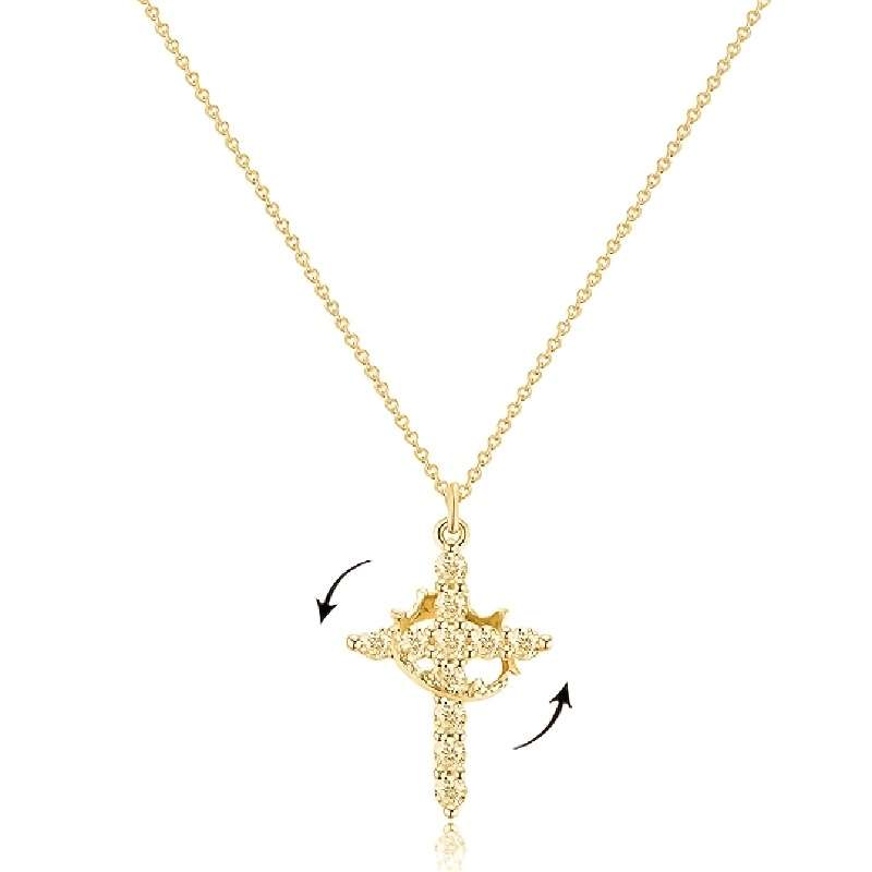 1 Piece Golden Jesus Theme Pendant