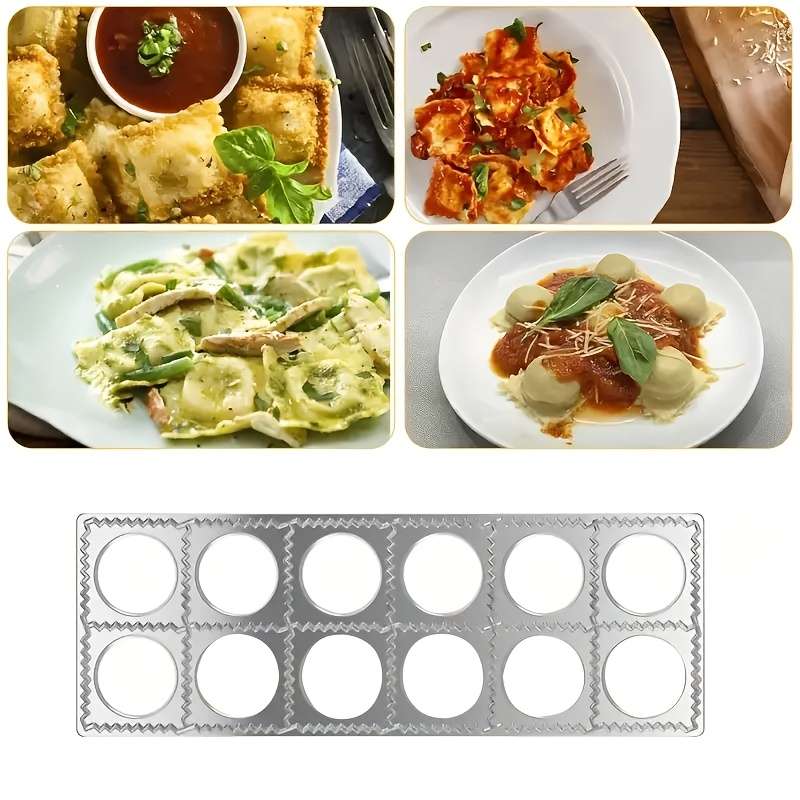 MR 12-Hole Aluminum Ravioli Press Mold（副本）