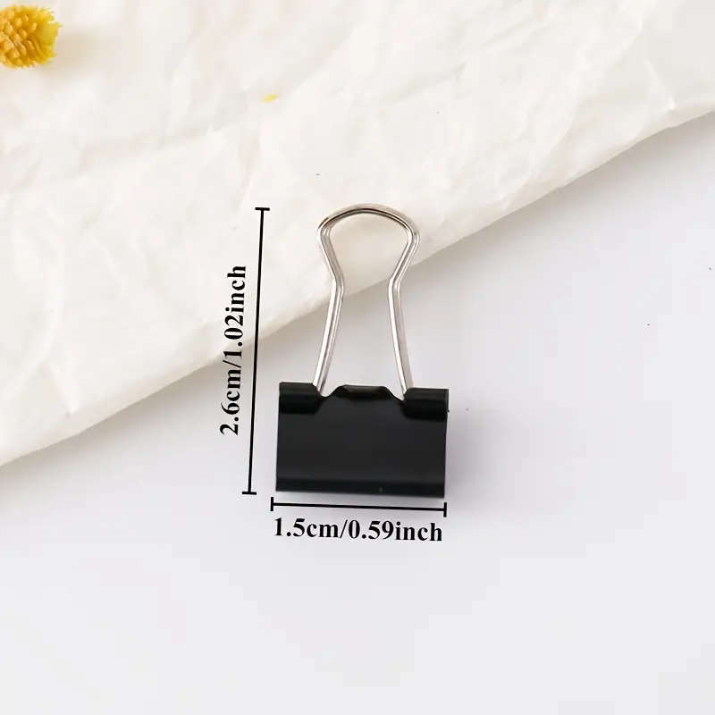 30pcs Durable Rust-Resistant Metal Binder Clips
