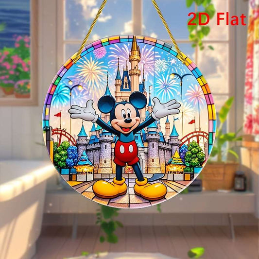 1pc 2D Flat Gardening Light Catcher Mickey