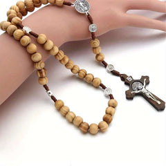1 Piece Beige Color Jesus Theme Pendant