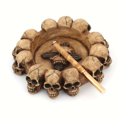 1pc Eclectic Skull Ashtray