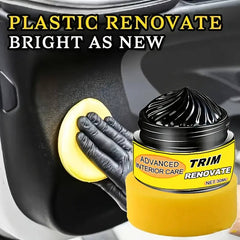 Multi Purpose Car Restoration Wax Car Black Interior Trim Dashboard Gloss Restorer Tire Shine