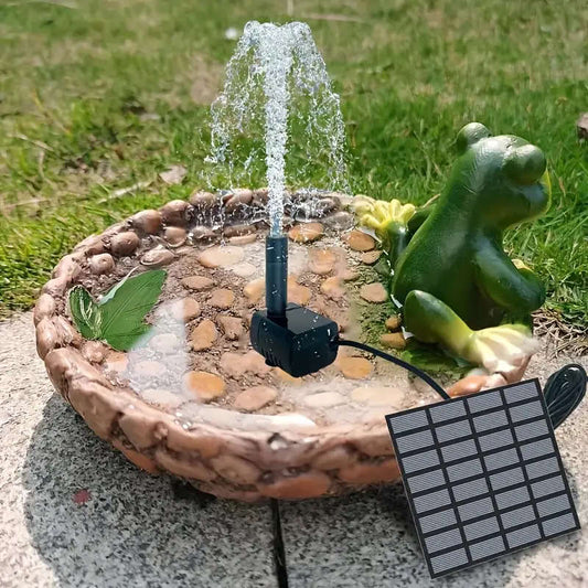 1pc 1.5W Mini Outdoor Solar Fountain Pump DIY Set