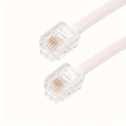 1pc 12m RJ11 Telephone Internet Cable