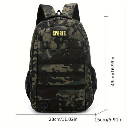 1pc Mens Casual Nylon Backpack Bag