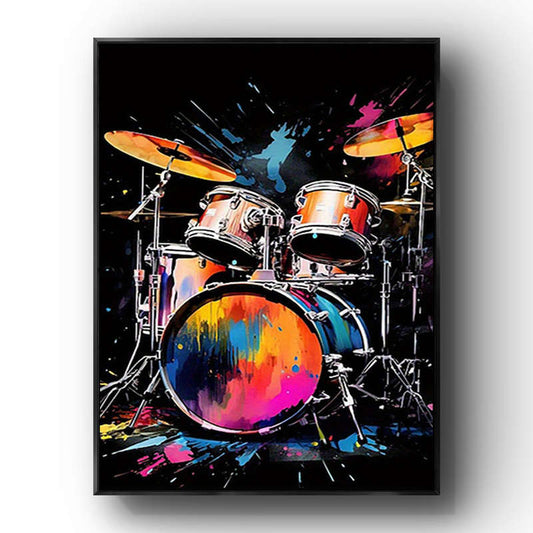 1pc Room Decor Drum Canvas Art Print