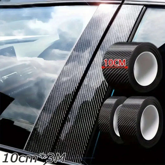 1pc Carbon Fiber Car Door Trim Stickers